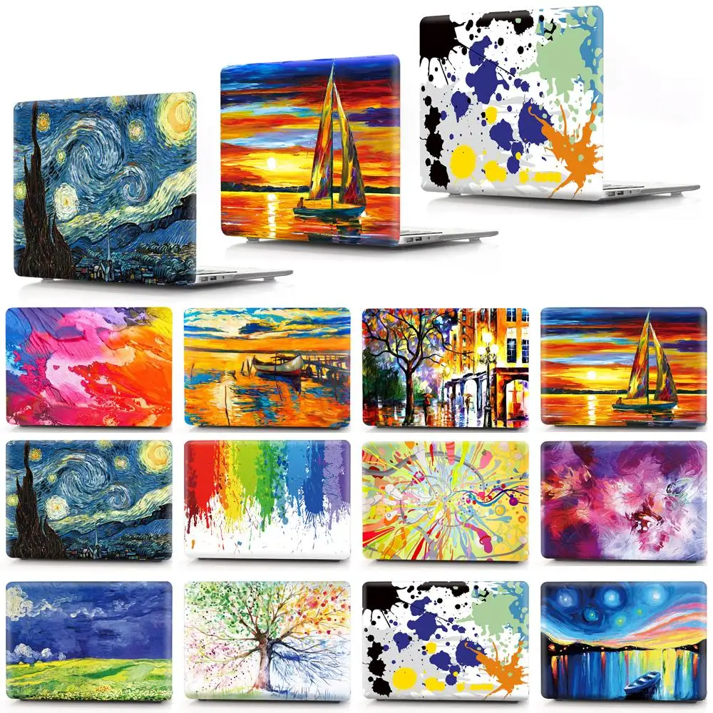Full Protective Cover For Apple Macbook Air Pro Retina 11 12 13 15 Case For 2020 New Air 13.3 A2179 Pro 15 with CD-ROM A1286 PC