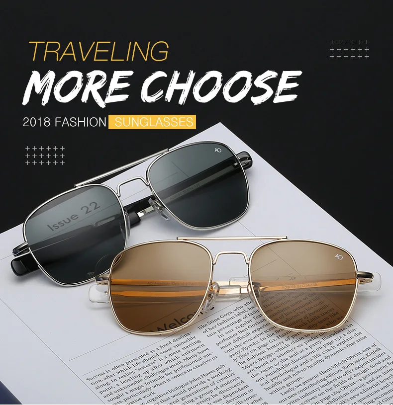 Premium Designer Fashion Glasses - Unisex Tempered Glass Lens