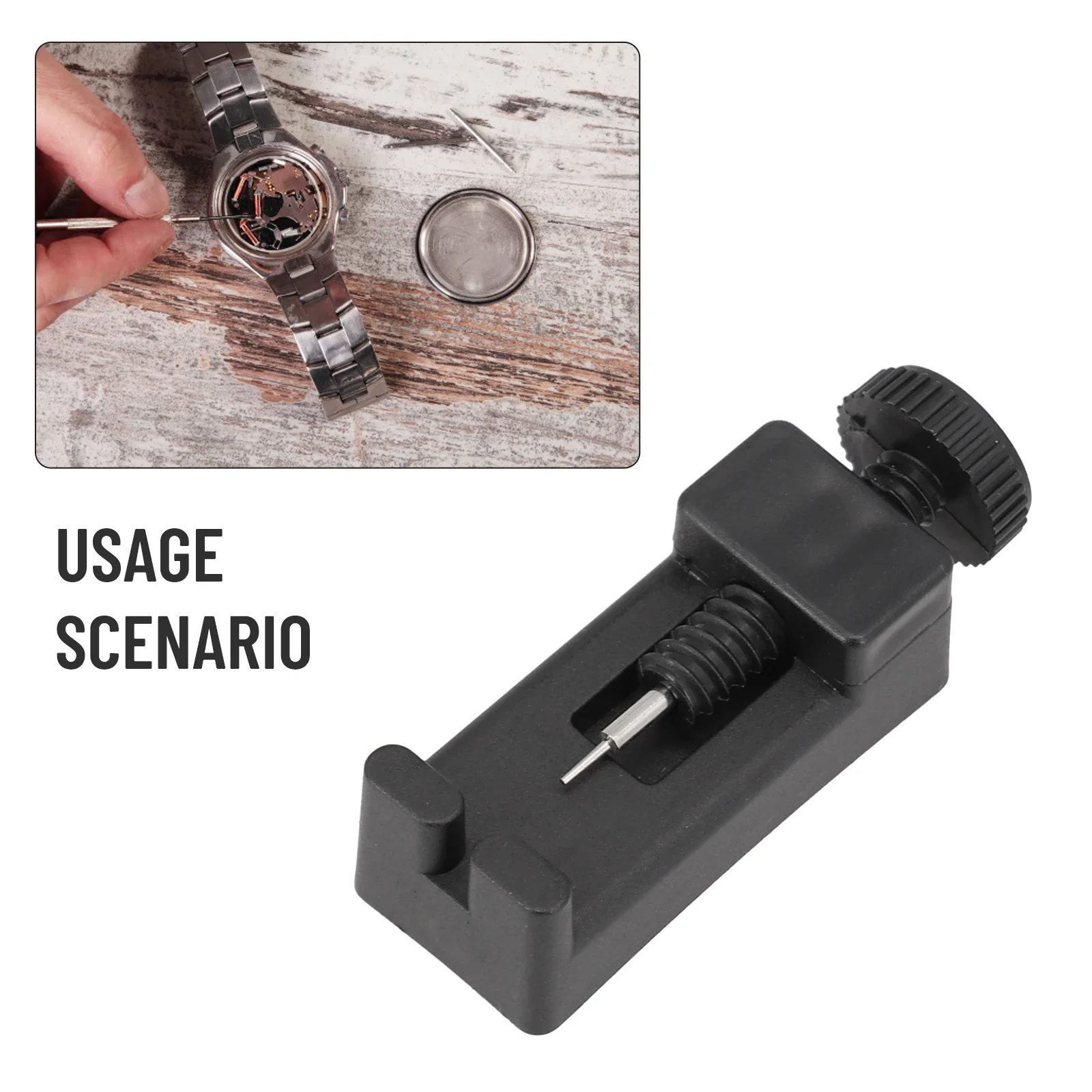 Watch Link Belt Remover Hand Tools Home Pin Remover Plastic + Metal Tools Watch Repair 1Pcs 65*22*19mm Band Link