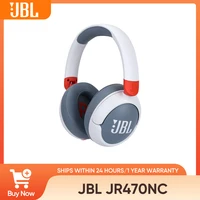 JBL Junior 470NC Kids Headphones: Wireless Over-Ear, Noise Cancelling, 50H Battery, Parental Volume Control