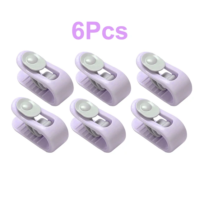 6PCS Purpel