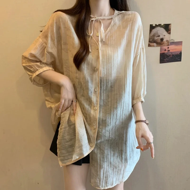 Spring Summer Fashion Round Neck All Match Women's Clothing Short Sleeve Tees Loose Korean Style Female Clothe Printed T-Shirts