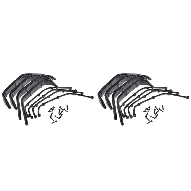 2 Set Rc 1/10 Parafango Per Rc Crawler Rc4Wd Jeep Wrangler Axail Scx10 Body Shell