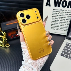 Gold Magnetic Protective Phone Case - Premium Hard PC Cover for Magsafe Compatibility (Gold)