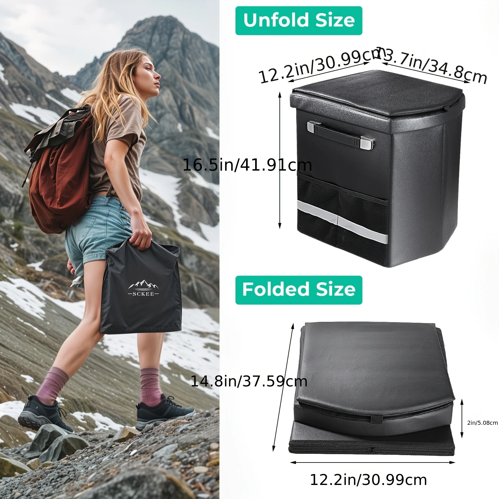 XL Portable Camping Toilet 2