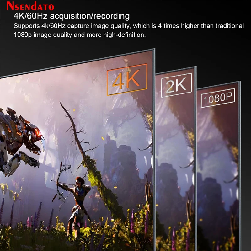 Ezcap368 GameDock Extreme Duo 4K p60 HDMI DP USB3.2 Video Audio Game Capture Grabber Card For VRR Pass-Through for PC Xbox PS5