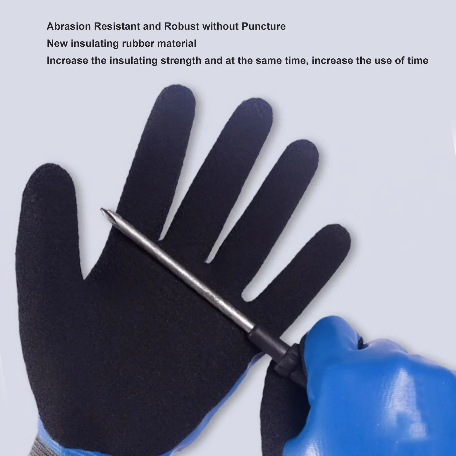 Insulation Work Gloves 1000V Voltage Resistant 360&deg; Electrical Insulated Gloves for Electrician work gloves protective gloves insulating gloves