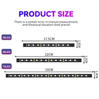Car Interior Decorative Lamps Strips Atmosphere Lamp Cold Light Decorative Dashboard Console Auto LED Ambient Lights Party Lamps - Image 2