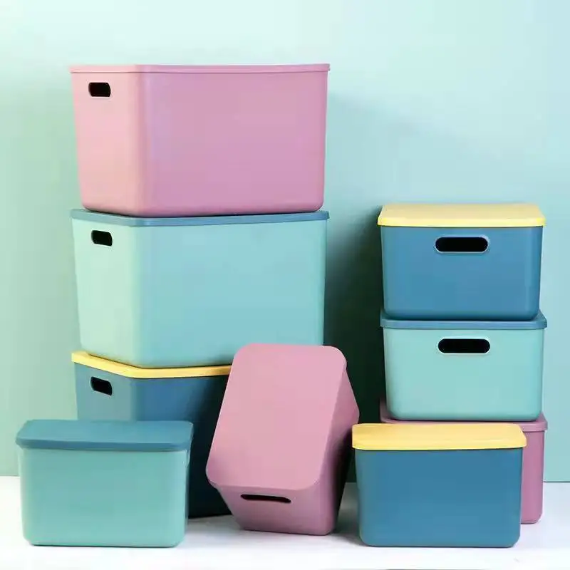 

Z251 Storage box, desktop miscellaneous items, snack organizing box, office with lid, storage basket, cosmetics