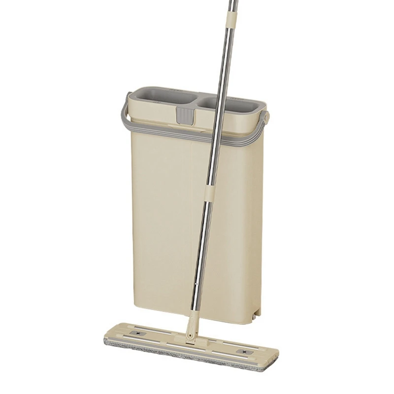 

Lazy Mop Hand Wash-Free Household Scratch-Off Labor-Saving Mop Wet And Dry Mop Bucket Set