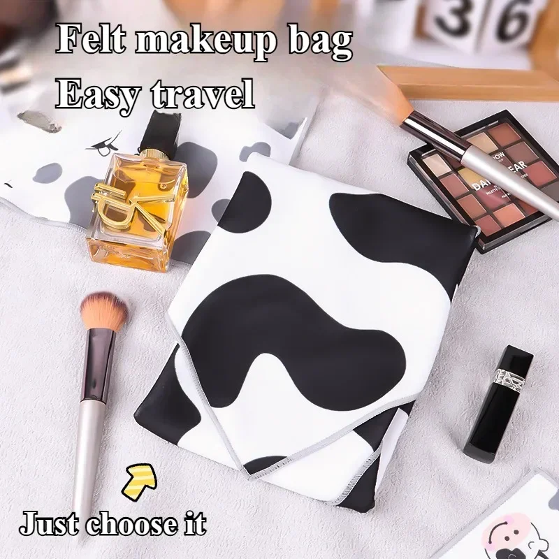 Portable Makeup Bag Magic Cloth Storage Bag Camera Lens Wrapping Cloth Patch Cloth Self-adhesive Organizing Storage Bag 2