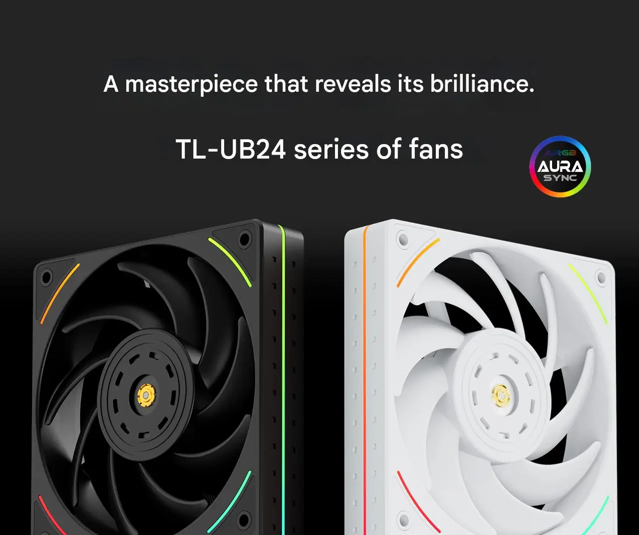 Thermalright TL-UB24 2 in 1 ARGB 240mm PWM PC Case Fan Quiet with High CFM 2150 RPM 42 S867a94d767b44d979c9ffd56377863ffC