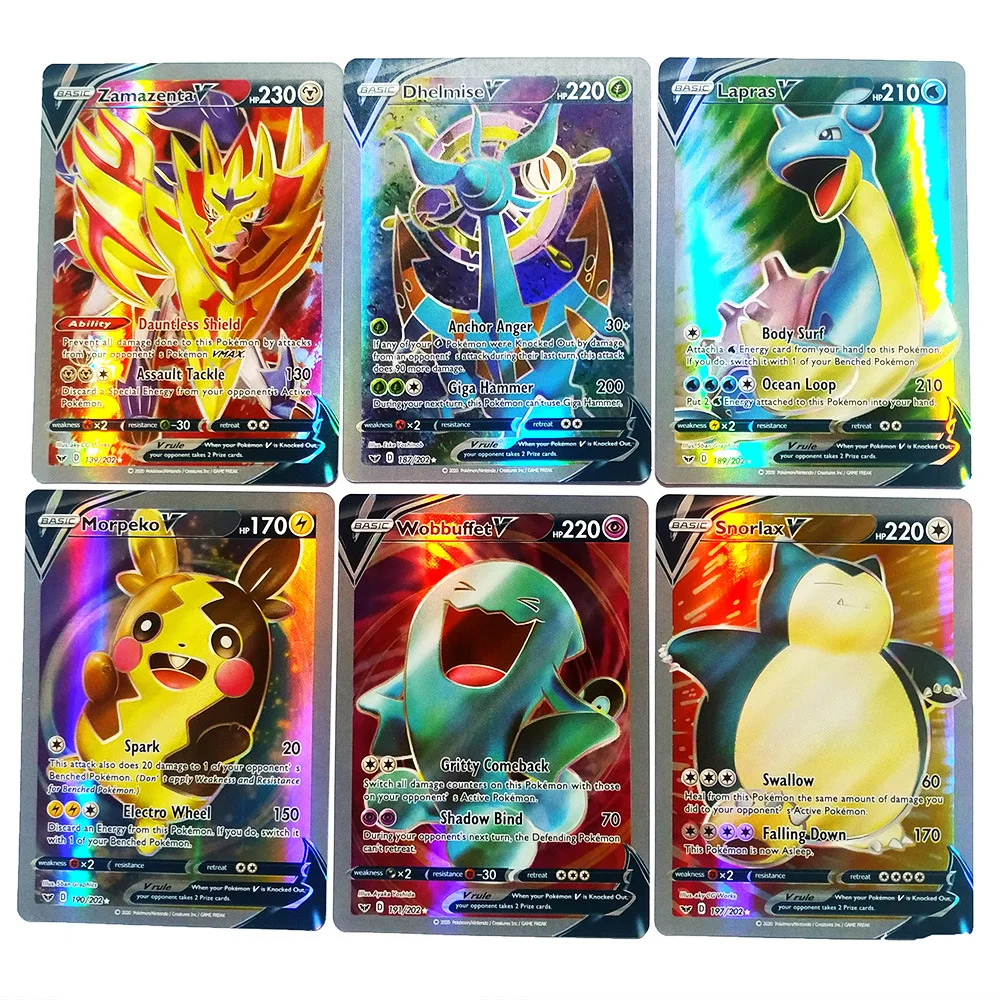 Kit 40 Cartas Pokemon Gx Mega Ex Aliados V Vmax