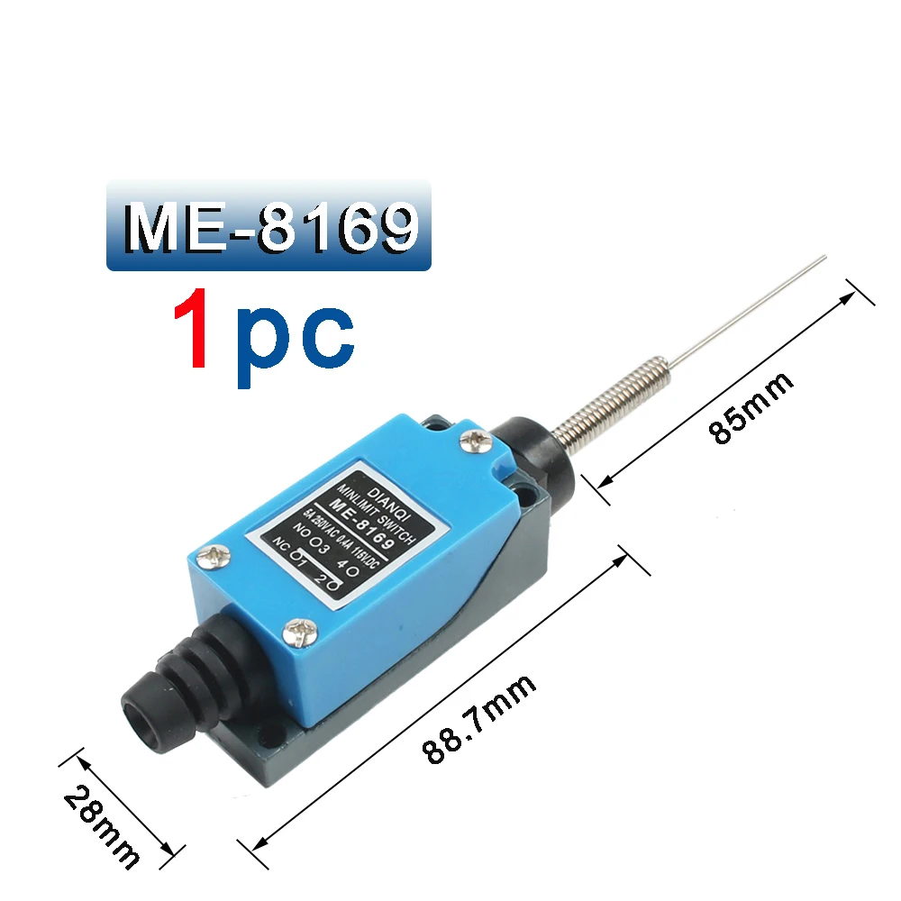 Enhanced Industrial Machine Limit Switch with Self-Reset Rotary Roller Lever - Sealed NO NC Configuration