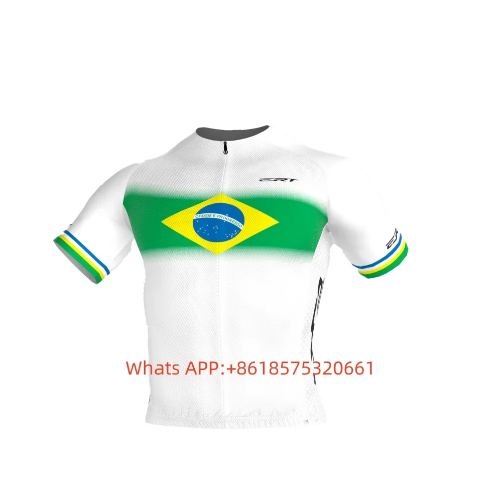 Brazil Ertracing Pro Cycling Team Cycling Jersey Outdoor Bike Maillot Ciclismo Bicycle Clothing Road Mtb Top Ropa Hombre