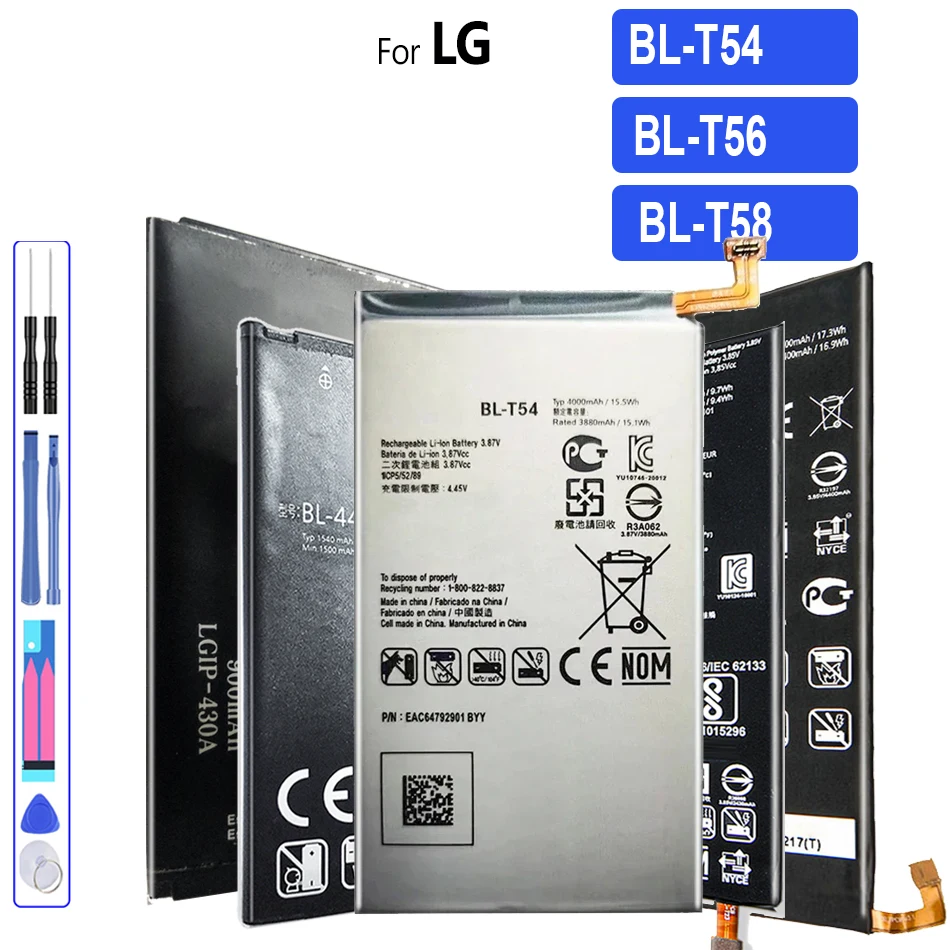 

Battery For LG BL-T54 BL-T56 BL-T58 Mobile Phone Batteria