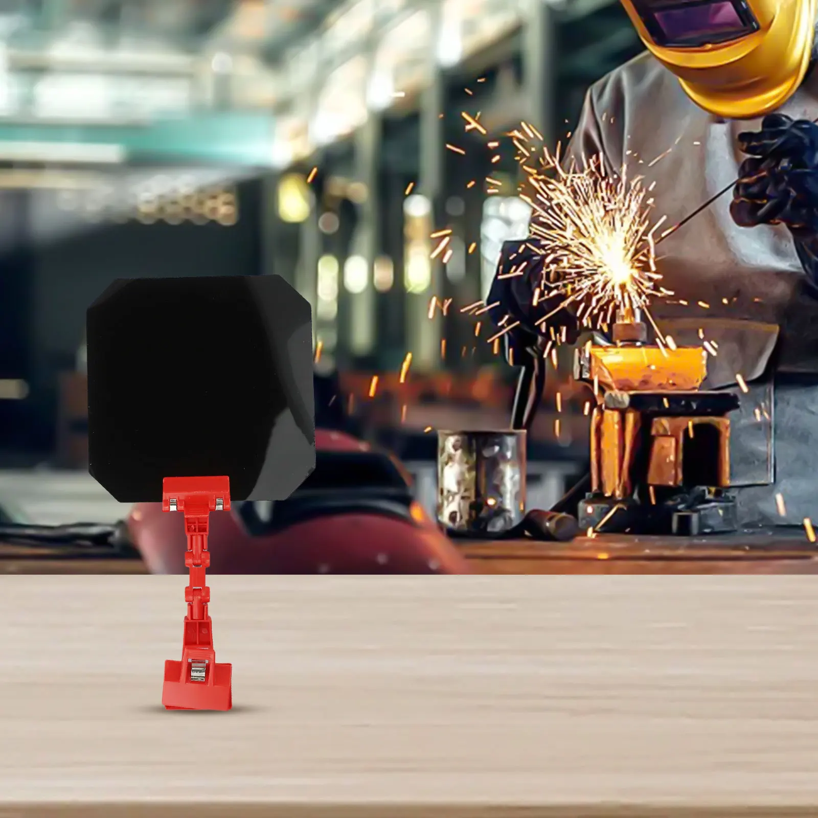 Welding Shield Mask 1Pc Rotatable Light Shield Plate For Tasks Soldering Protection