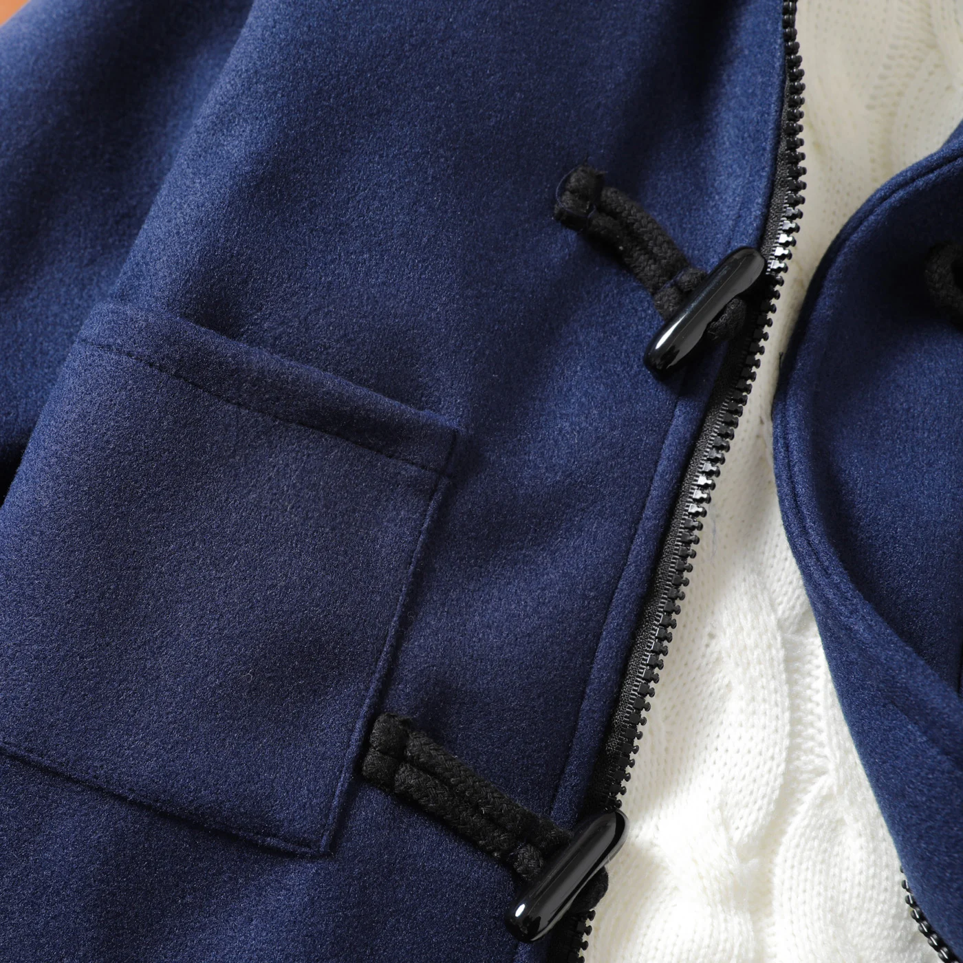 PatPat Kid Boy Solid Color School Style Hooded Jacket