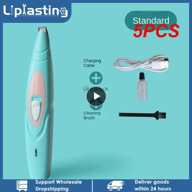 

Электрические кусачки для собак 5 шт., профессиональный триммер для питомцев, уход за собаками, стрижка ягодиц и ушей