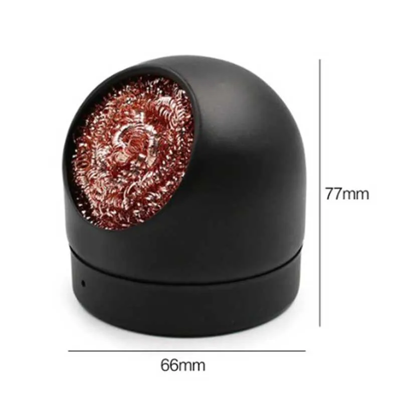 Soldering iron tip cleaner metal wire stand welding desoldering dross cleaner steel ball mesh filter