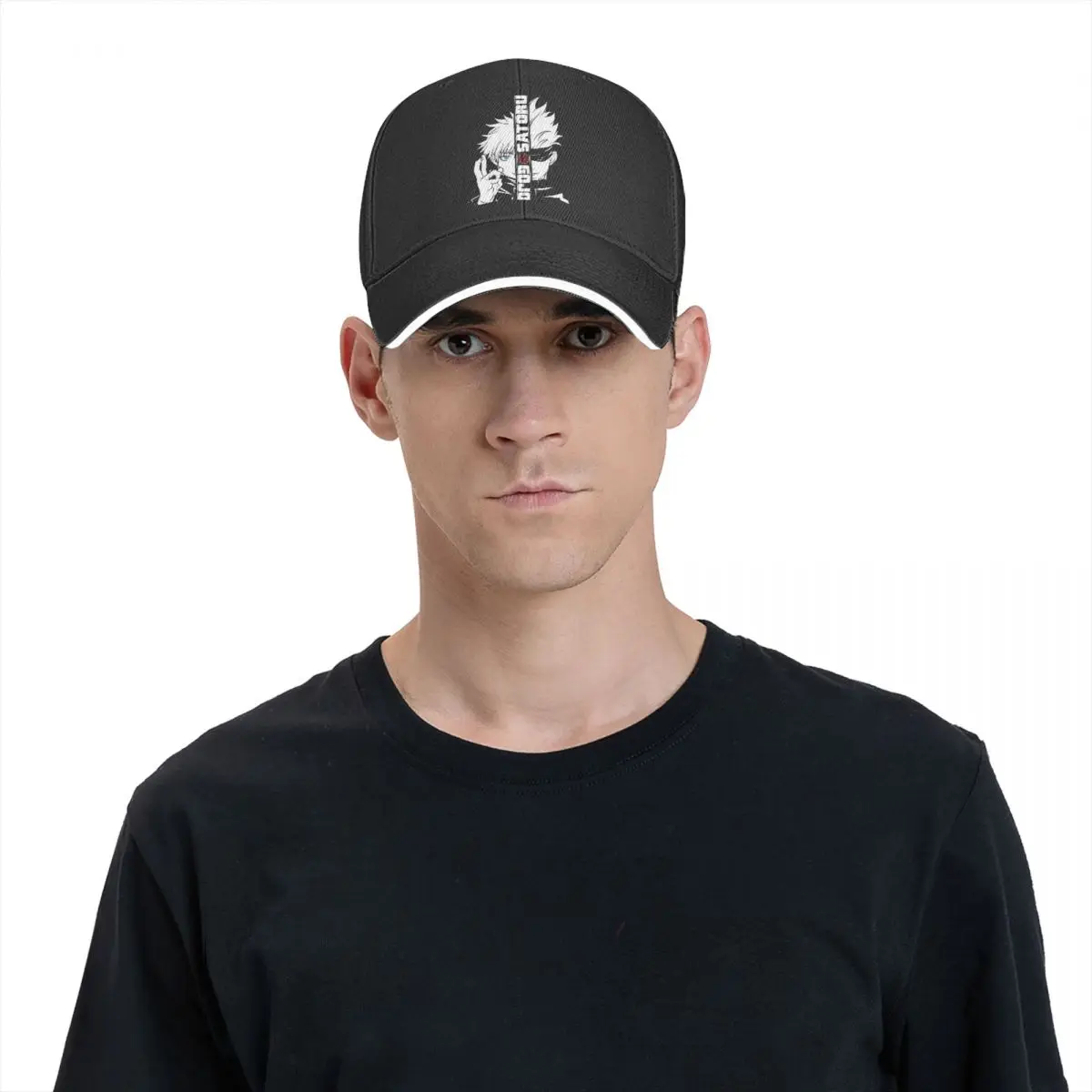 Men Women JJK Gojo Satoru Cap Fashion Baseball Cap Polyester Anime Hats Sun Hats Adjustable Dad Hat Wholesale New 6