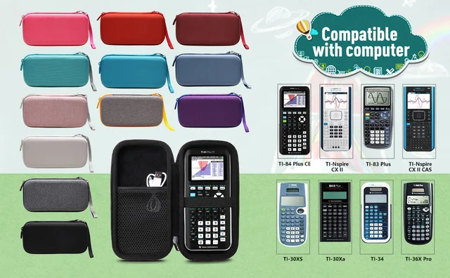 Graphical Calculators Hard Case Compatible TI-84 Plus /TI-84 Plus
