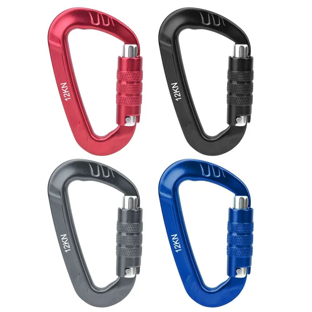 12KN Carabiner Clips Outdoor Automatic Lock Buckle
