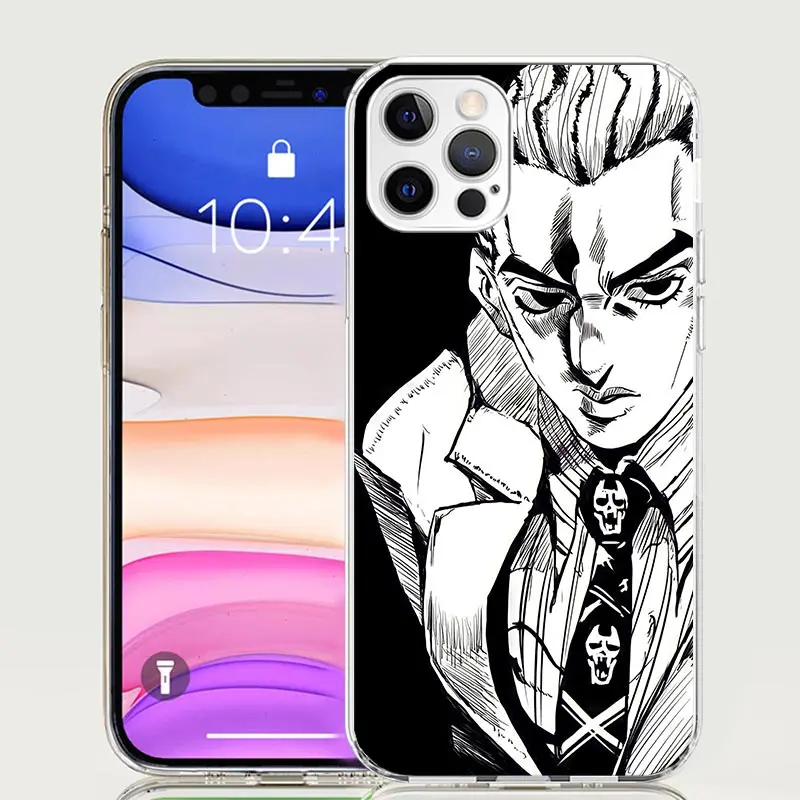 JoJo Kira Yoshikage Killer Queen Customized Phone Case with Pattern Art