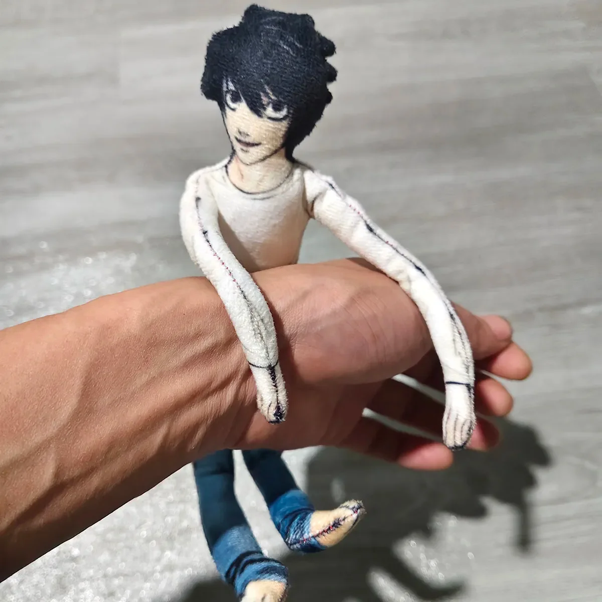 Anime Death Note L&middot;Lawliet Cosplay Plush Doll Unisex Home Decoration Stuffed Dolls Accessories Gifts Halloween Props plush toy plush doll anime ornament