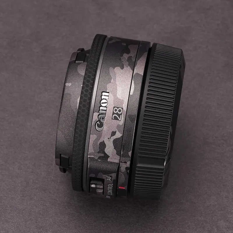 캐논 rf 28mm 스킨 캐논 RF 28mm F2.8 카메라 렌즈 스킨 긁힘 방지 카메라 렌즈 스티커 보호 필름