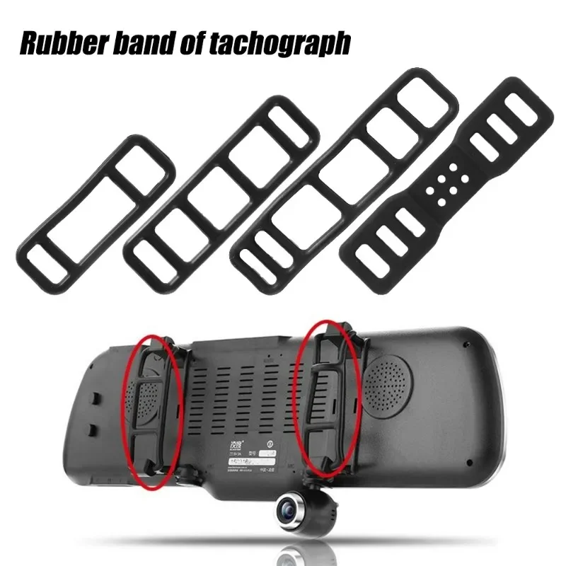 Car Rearview Mirror DVR Fixing Accessories Bicycle Headlights Silicone Bandage Straps Driving Recorder Fixed Rope Elastic Band car rearview mirror dvr accessories