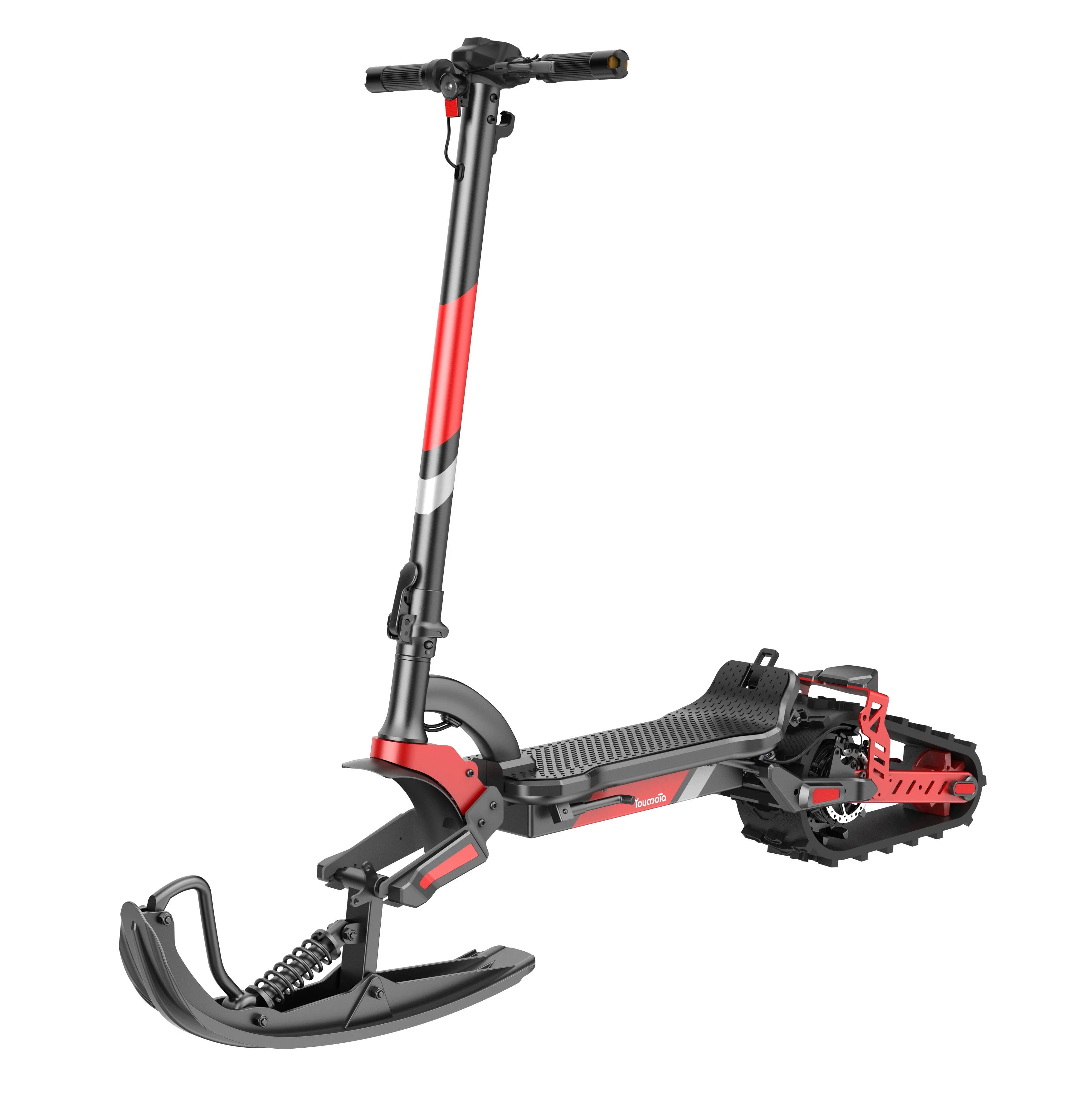 

New Arrive The First 3-in-1 E-scooter Electric Snowmobile Snow EScooter/ Off Road Electric Scooter/Tracked EScooter (Grass)