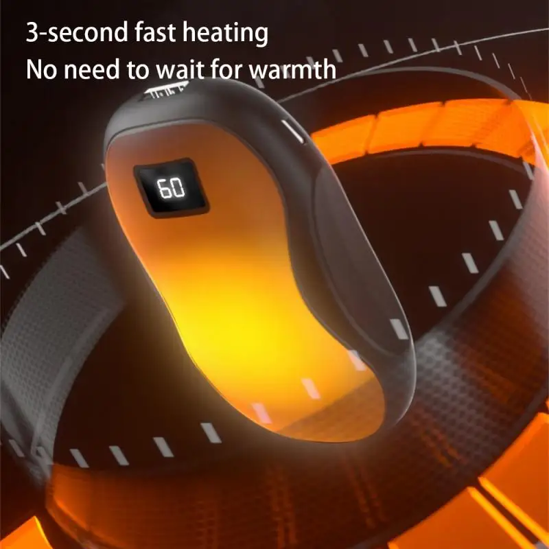 Mini Warmer Temperature Display Portable Mini Compact Large Milliampere Digital Display Warm Supplies Keeping Warm Hot On