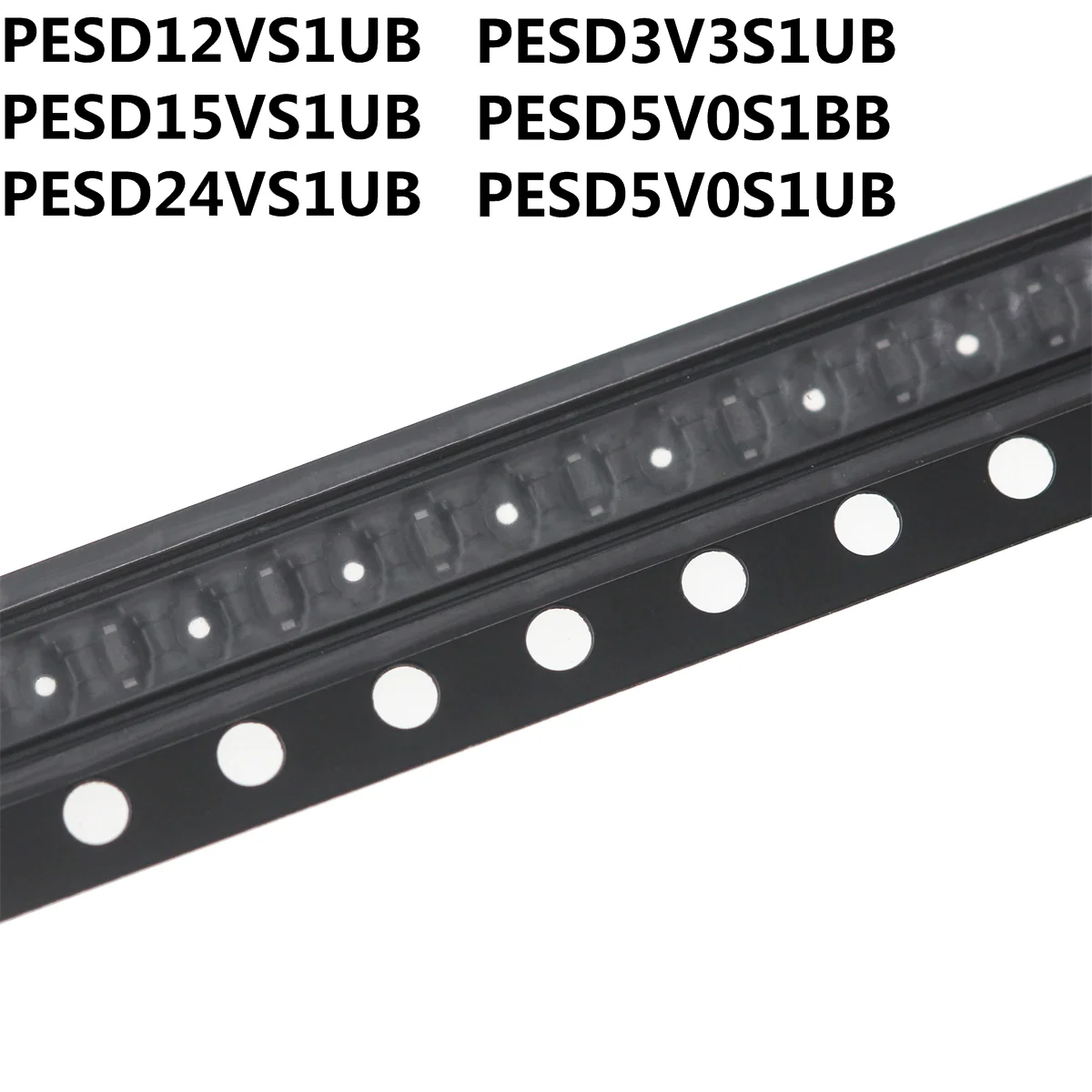

100PCS PESD12VS1UB N3 PESD15VS1UB N4 PESD24VS1UB N5 PESD3V3S1UB N1 PESD5V0S1BB L7 PESD5V0S1UB N2 SOD523 DIODE ESD SMD