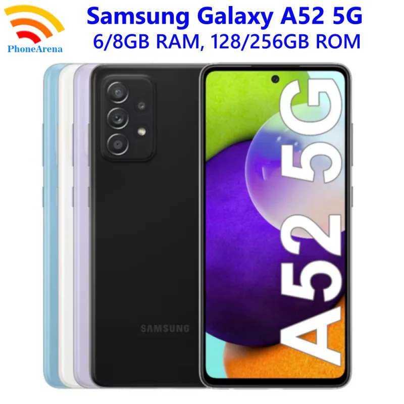 Samsung Galaxy A52 5G A526U1 A5260 A526B 128/256GB ROM 6/8GB RAM