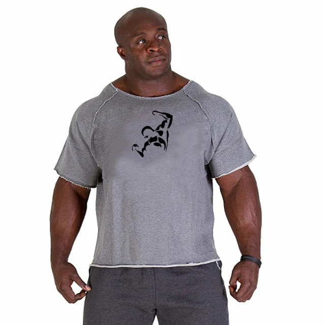 Men Oversize T-shirts Gym Fitness Clothing Mens Gorilla Wear T Shirt For  Male Bodybuilding Tshirts Loose Breathable Clothes - T-shirts - AliExpress