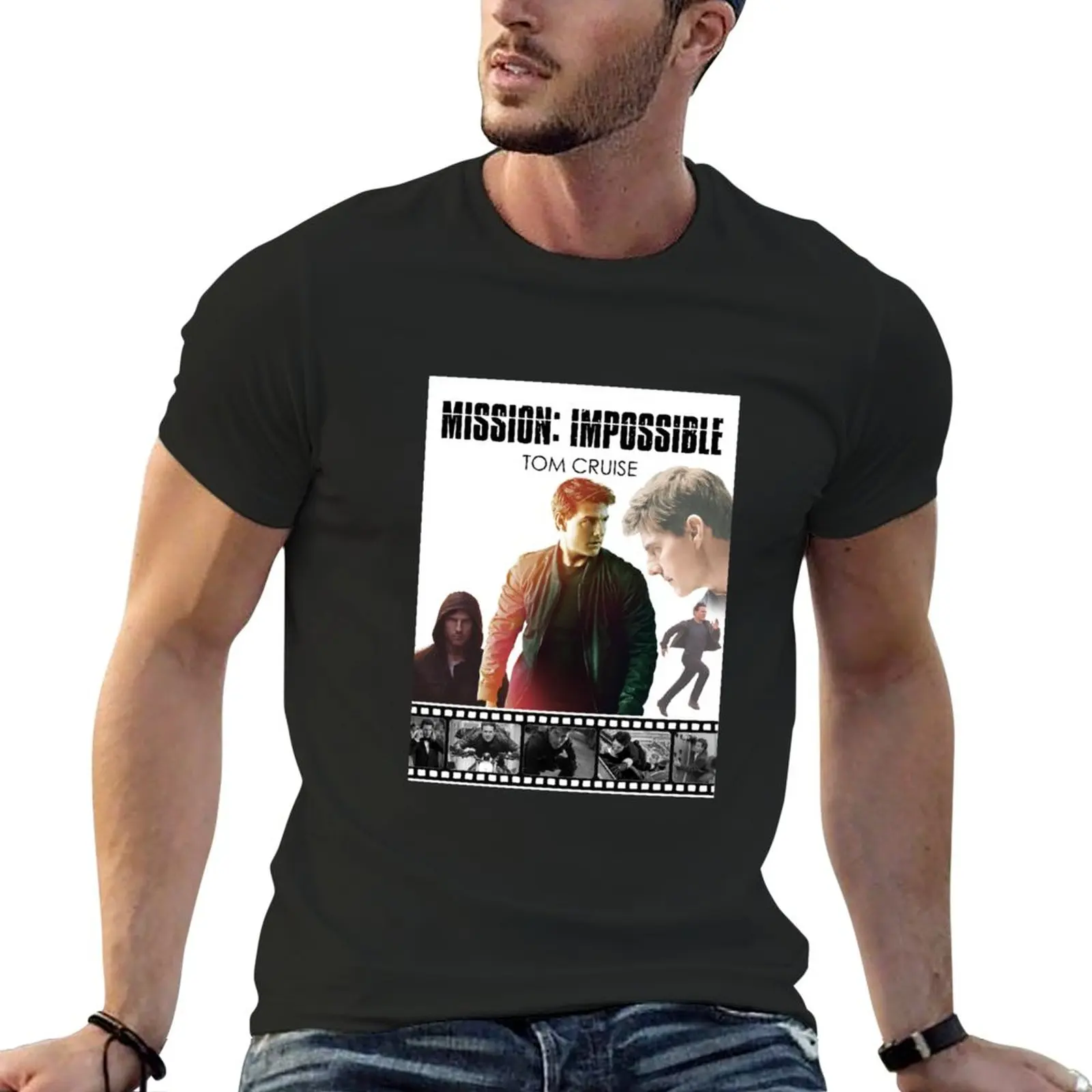 

New Mission Impossible Poster New 2022 T-Shirt animal print shirt for boys anime vintage t shirt Tee shirt Men's t-shirts