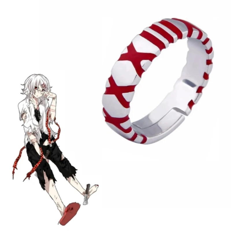 

Anime Tokyo Ghoul Rings Juzo Suzuya Rei Cosplay Unisex Adjustable Opening Finger Ring Jewelry Costume Decor Accessories Props