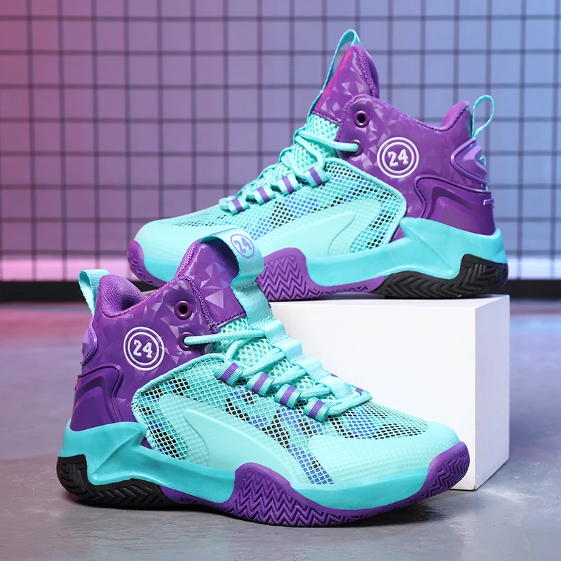 Autumn Children Basketball Shoes Boy's Mesh Basket Boots Antislip Rubber Sole Little Kid Big Kids Fitness Casual Sneakers sports shoes,kids sneakers,kids shoes,kids sports shoes