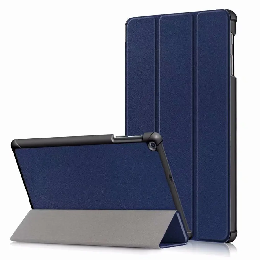 Trifold Magnetic PU Leather Hard Stand Cover