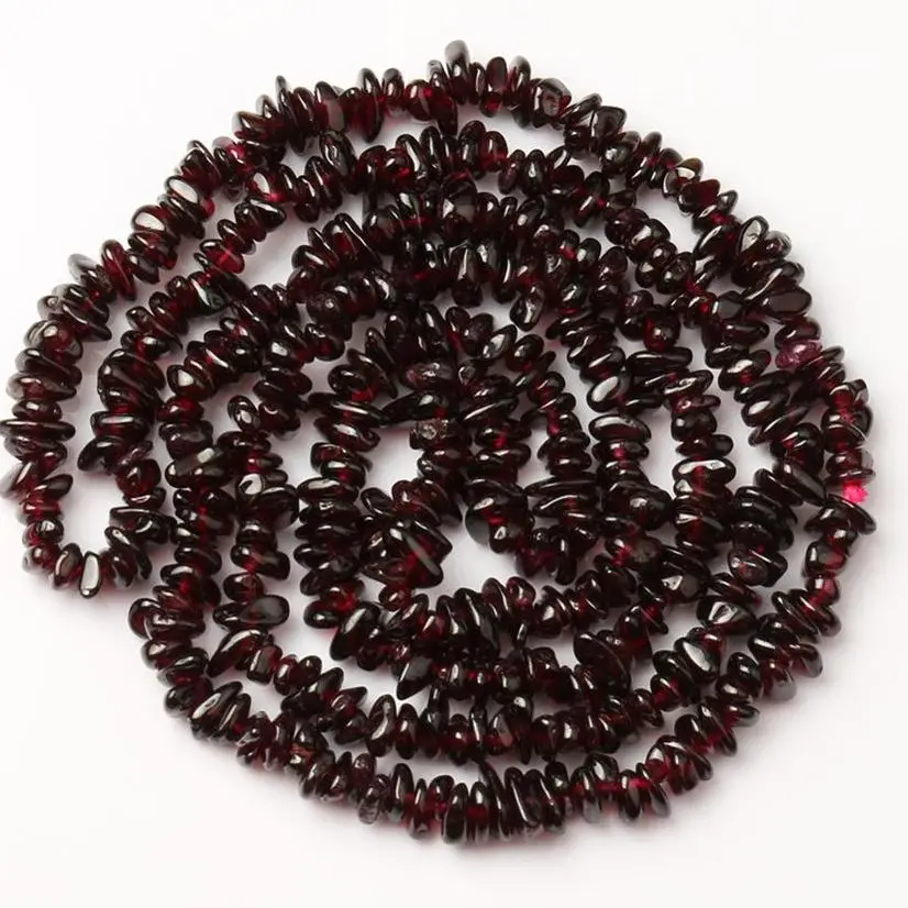 Natuurlijke Granaat, granaat chips, granaat kraal streng, natuurlijke edelsteen, januari geboortesteen, sieraden maken, sieraden bevindingen, DIY sieraden, rood - België