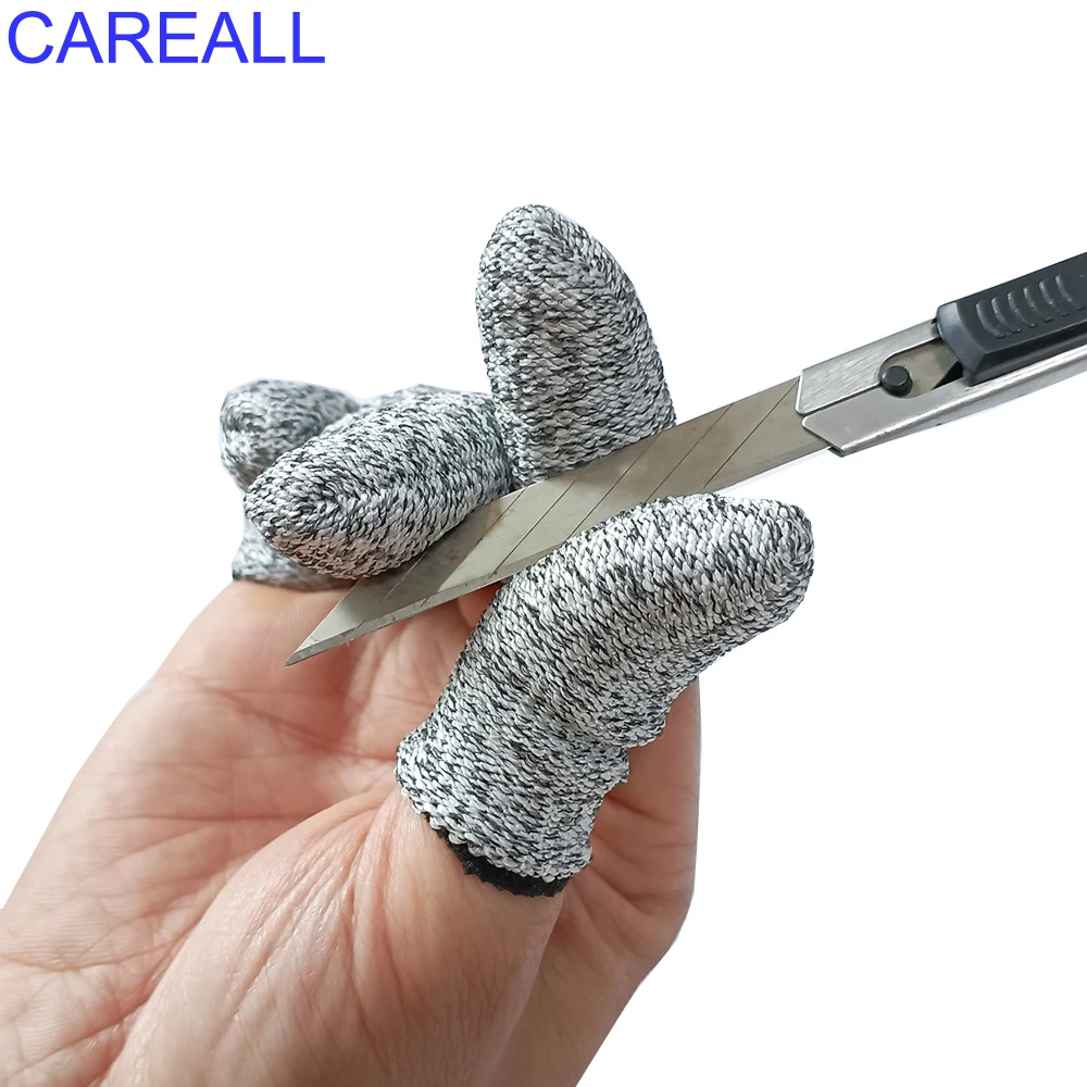 CAREALL 10pcs Anti-cut Finger Anti-static Sleeve Vinyl Film Car Wrap Window Tint Sticker Decals Cutting Finger Protector Gloves 5