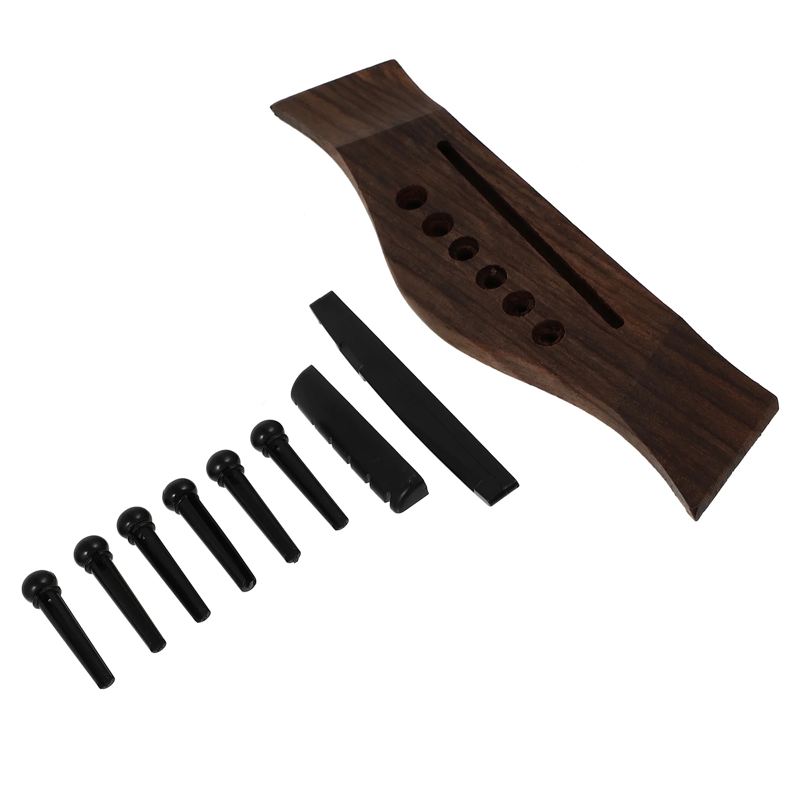 Фото Аксессуары для гитарного моста, седло для гитар, запасные части, шикарный брикет из розового дерева №5