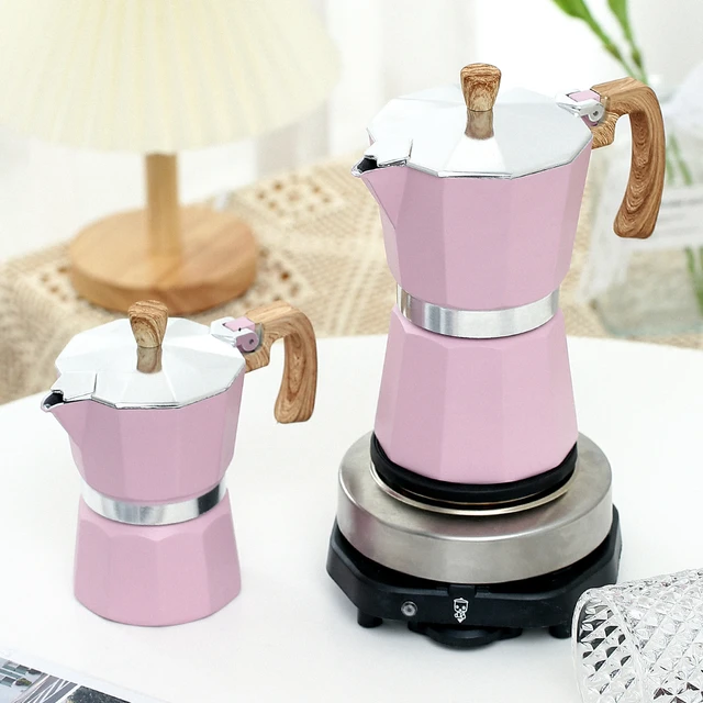 Aluminum Mocha Coffee Pot Espresso Coffee Maker Brewer Home Hand-brewed  Octagonal Moka Pot Kitchen Accessories Coffee Utensils - AliExpress