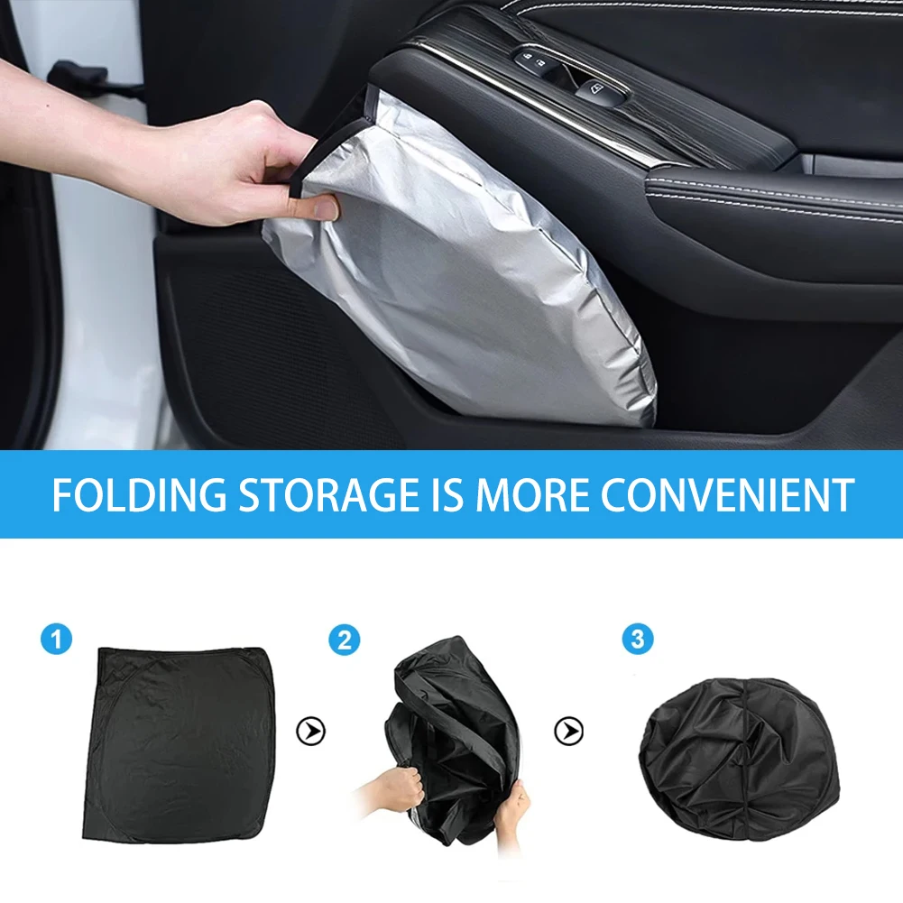 Car Windshield SunShade For Mercedes Benz B-Class W245 W246 W247 Auto Accessories Window Shade Sun Visor Cover Foldable Anti-UV — view 6