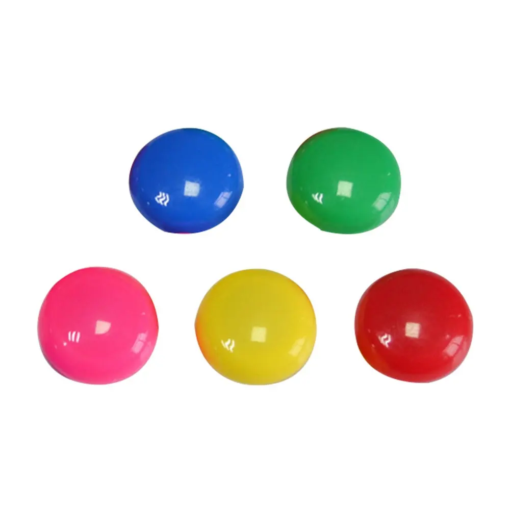 50pcs 30mm 자기 압정 자석 냉장고 냉장고 메시지 보드 게시판 사무실 용 라운드 플라스틱 화이트 보드 자석