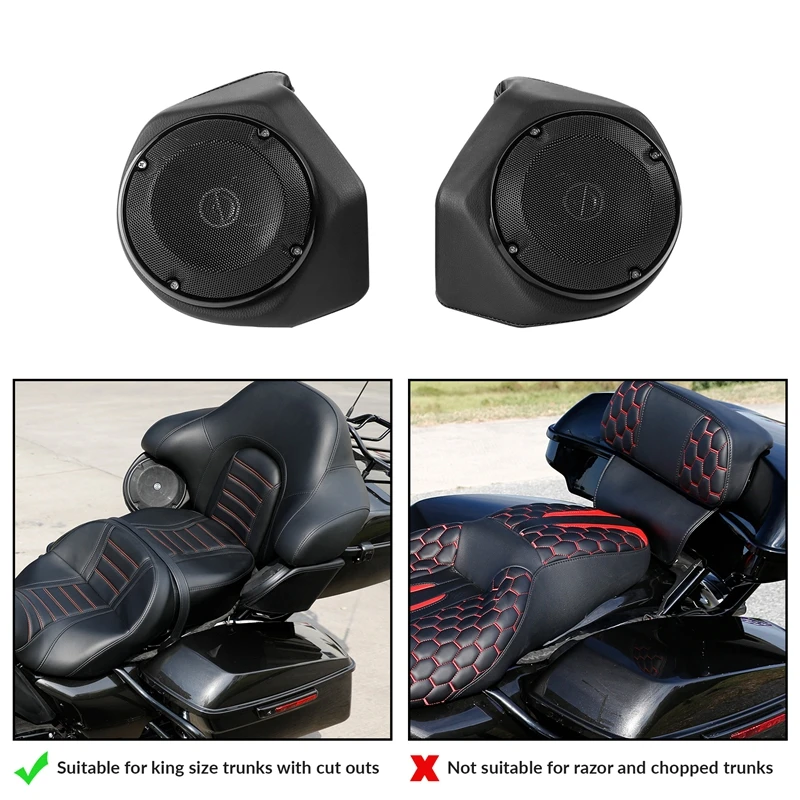 Hogtunes 462R-RM Altoparlanti Posteriori Da 16,5 Cm Per Harley-Davidson Ultra, Limited, Road Glide Ultra (2014+)