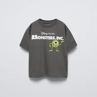 Black Tees Printing Tops Baby Summer Wear Cartoon Short Sleeve T Simple Cute Loose Bottoming Shirt Kids Thin Pure Cotton Costume 2