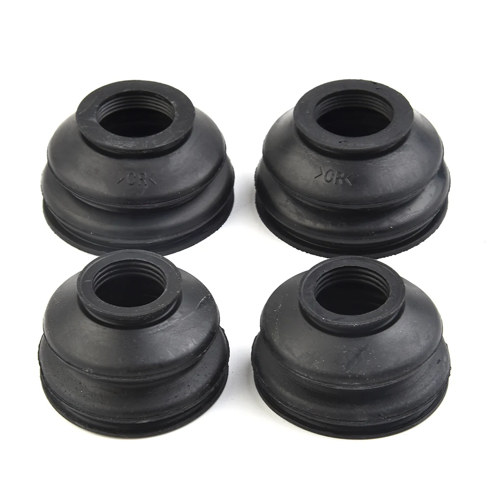 Car Suspension Parts 4Pcs/Set Rubber Ball Joint Dust Boot Covers Track Rod End Set