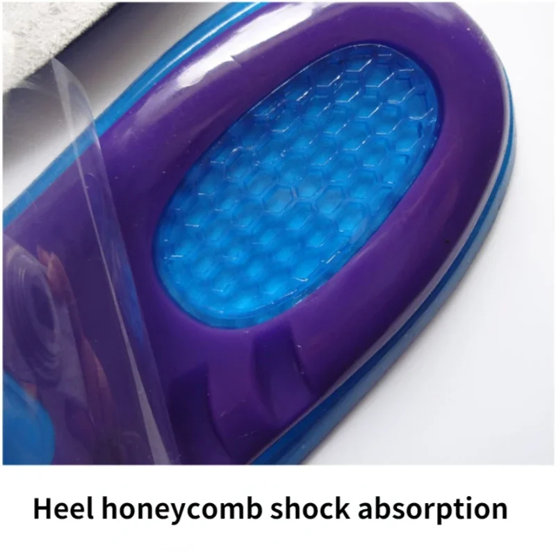 Shoe Insoles Orthopedic Insoles shock-absorbing insole Orthotic Arch Support Foot Pain Massaging Silicone Gel Soft Sport Shoe Anti-Shock Insoles Pad Man Women